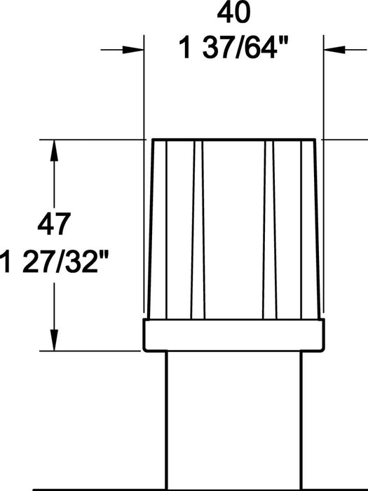 Adjustable Foot Inserts - Zamak - Oxford Hardware - 55 303 4004