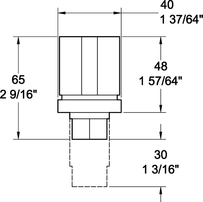 Economy Adjustable Foot Inserts - Plastic - Oxford Hardware - E4040PPG