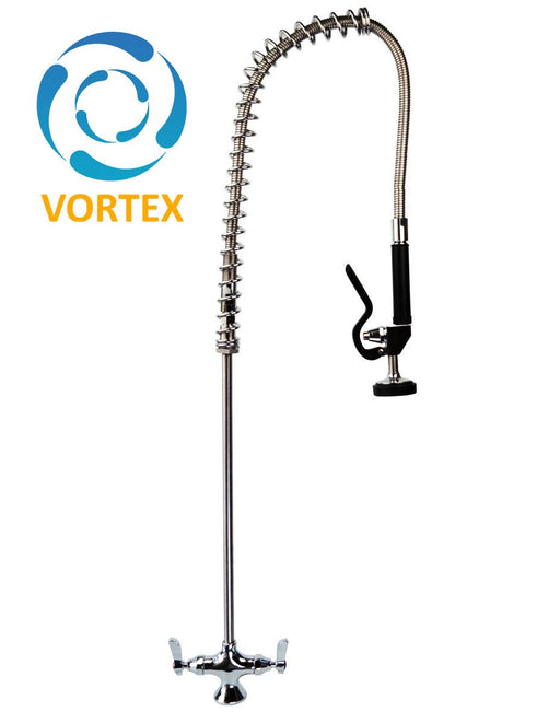 OHD20 - Pre-Rinse Spray, Deck Mounted, Single Pedestal, Twin Feed - Oxford Hardware - OHD20