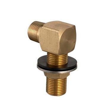 OHWALLFIXKIT - Elbow & Brass Nipple - Oxford Hardware - OHWALLFIXKIT
