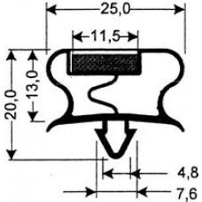TYPE 295-M - Gasket 295M-Grey-Dart-2.5m L (£ per m) - Oxford Hardware - TYPE 295-M