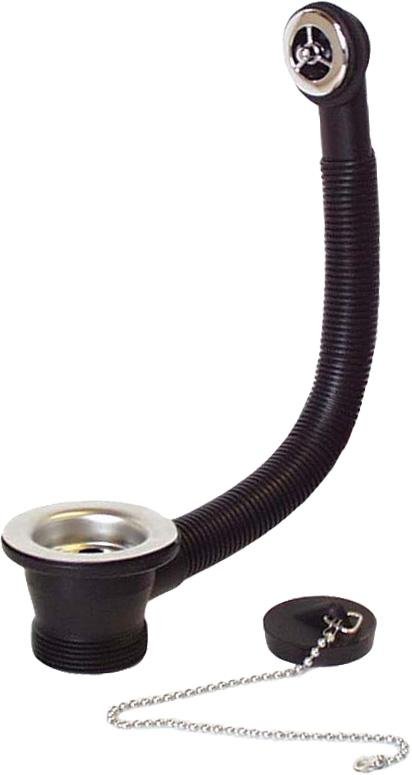 VFSW2PC-70 - Plastic 1 1/2" Waste & Overflow, 70mm Stainless Steel Flange - Oxford Hardware - VFSW2PC-70