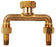 0098-H03 - Tailpiece for Single Pedestal, Twin Feed Taps & Pre-Rinse Sprays - Oxford Hardware - 0098-H03