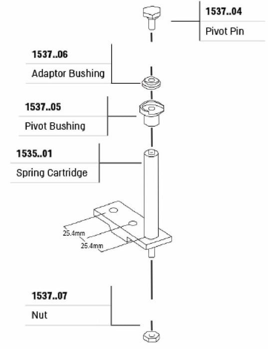 1537 :: Pivot Hinge - Oxford Hardware - 1537000001