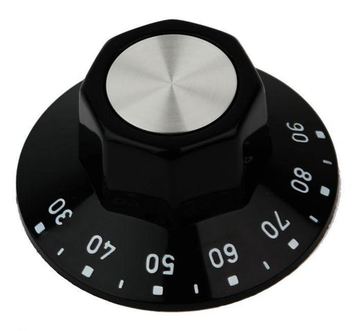 524.804 - Control Knob, Black marked 30C to 90C - Oxford Hardware - 524.804