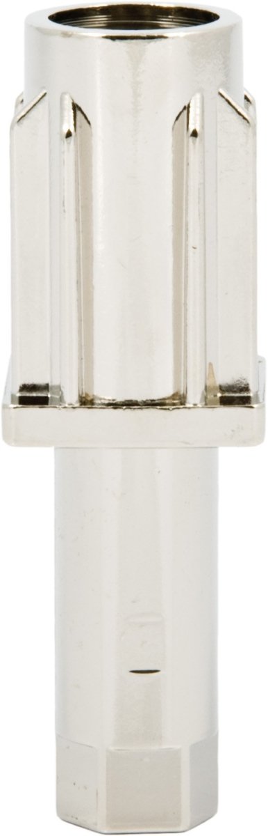 55 303 4001 - Bullet Foot, Zamac, Nickel Plated for 40mm square tube - Oxford Hardware - 55 303 4001