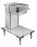 60.3790 OX-MS/F Unheated Cantilever Mobile Tray/Basket Dispenser with 540 x 335mm platform - Oxford Hardware - 60.379