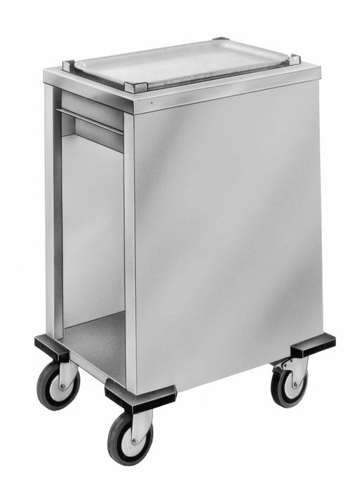 82.4020 ORT-MS/C Unheated Mobile Dispenser With Two Sides Open For Trays with 540 x 380mm platform - Oxford Hardware - 82.402