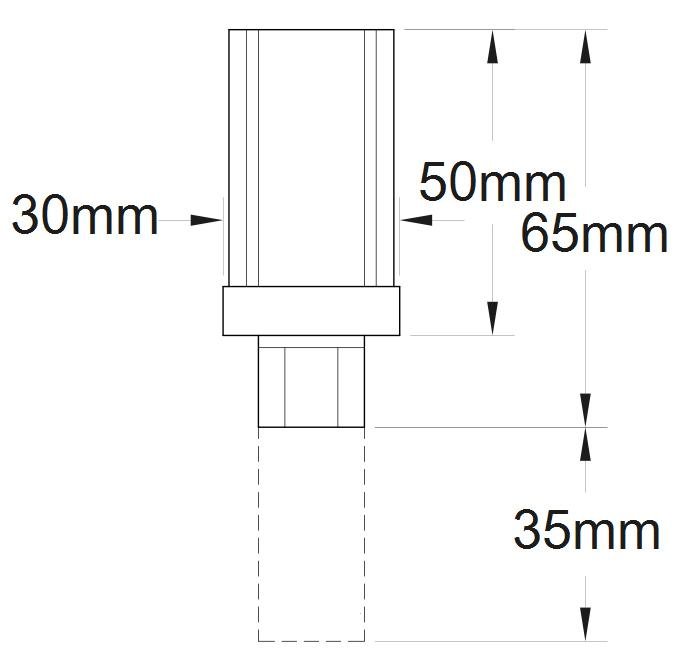 Adjustable Foot Inserts - Aluminium - Oxford Hardware - 55 606 2000C