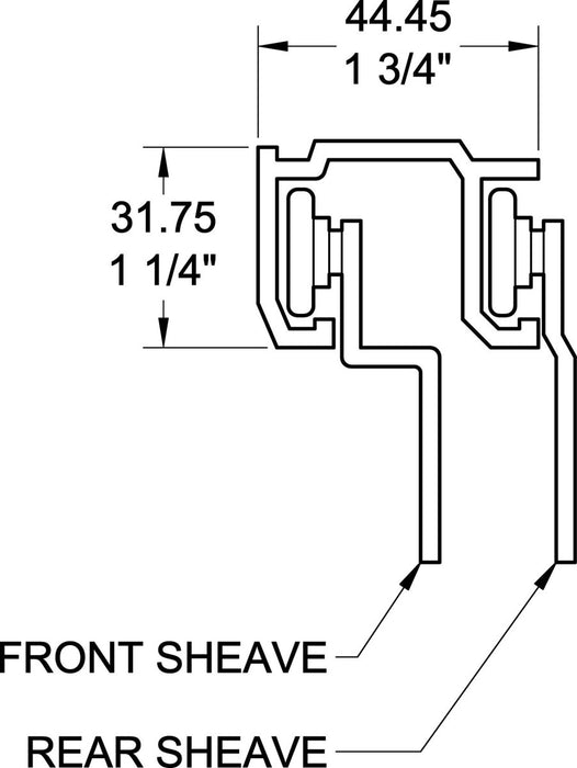 Door Sheaves - Oxford Hardware - 67318000004