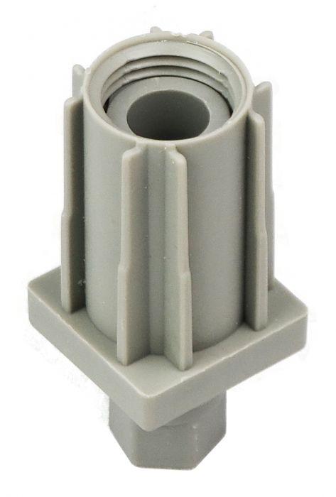 E30H - Bullet Foot, Plastic for 30mm square tube - Oxford Hardware - E30H