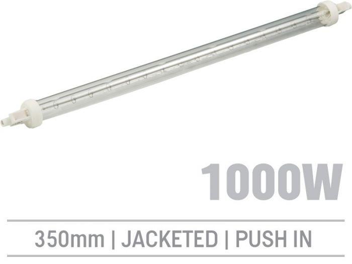 IRL1000PJ - 1000W Jacketed Infrared Quartz Bulb, Push-In 350mm - Oxford Hardware - IRL1000PJ