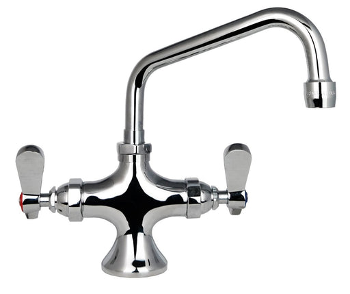 OHD206 - Single pedestal, Twin Feed Tap with 6" Spout - Oxford Hardware - OHD206