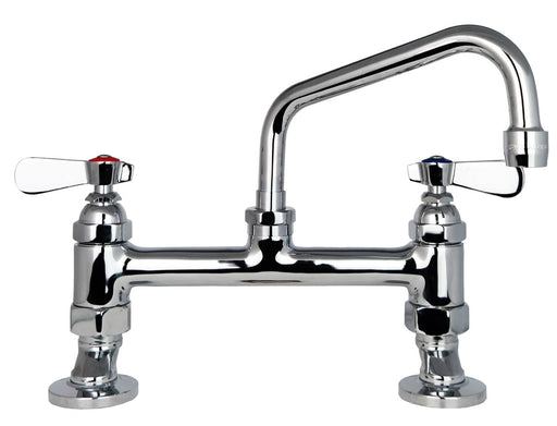 OHD306 - Twin pedestal, Twin Feed Tap with 6" Spout - Oxford Hardware - OHD306