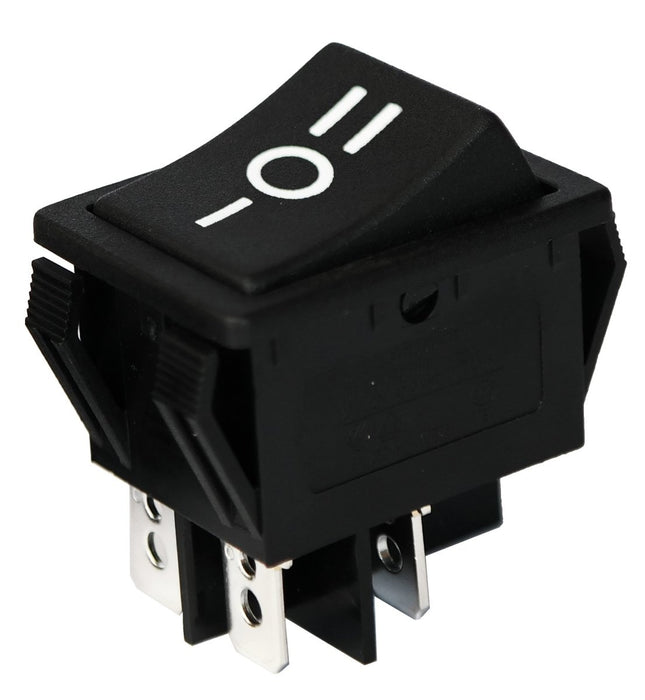 Rocker Switches and Indicators - Oxford Hardware - RS3BLACK.L