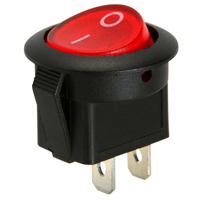 Rocker Switches and Indicators - Oxford Hardware - RS2RED.RND