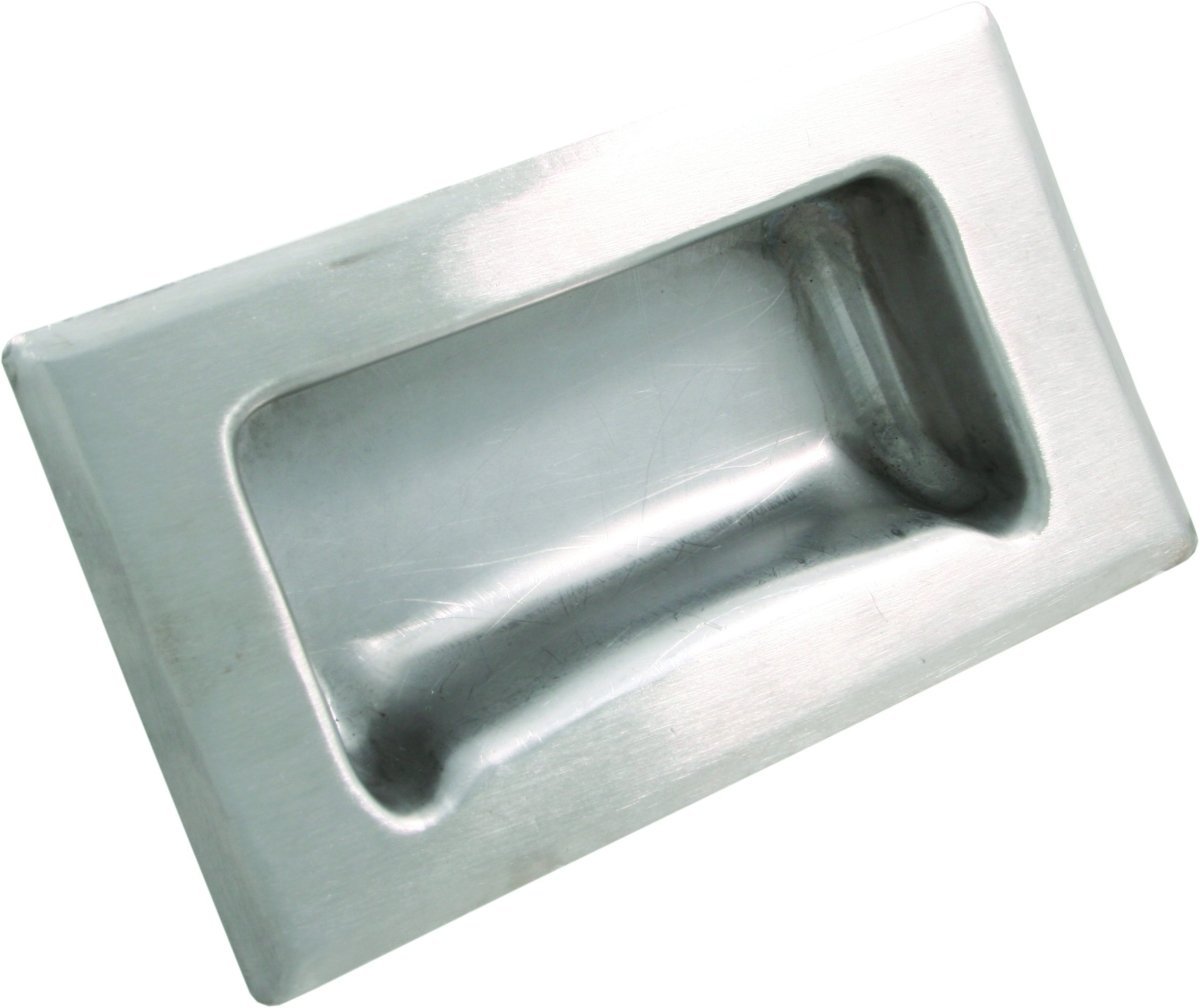 Stainless Steel Bevelled Edge Flush Door Pull - Oxford Hardware - 41 762 1010