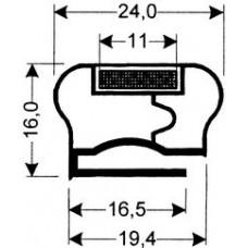 TYPE 17-M - Gasket 17M-Grey-L FLap-2.5m L (£ per m) - Oxford Hardware - TYPE 17-M