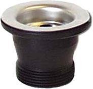 VBSW10P - Plastic 1 1/2" Waste, 70mm Stainless Steel Flange - Oxford Hardware - VBSW10P