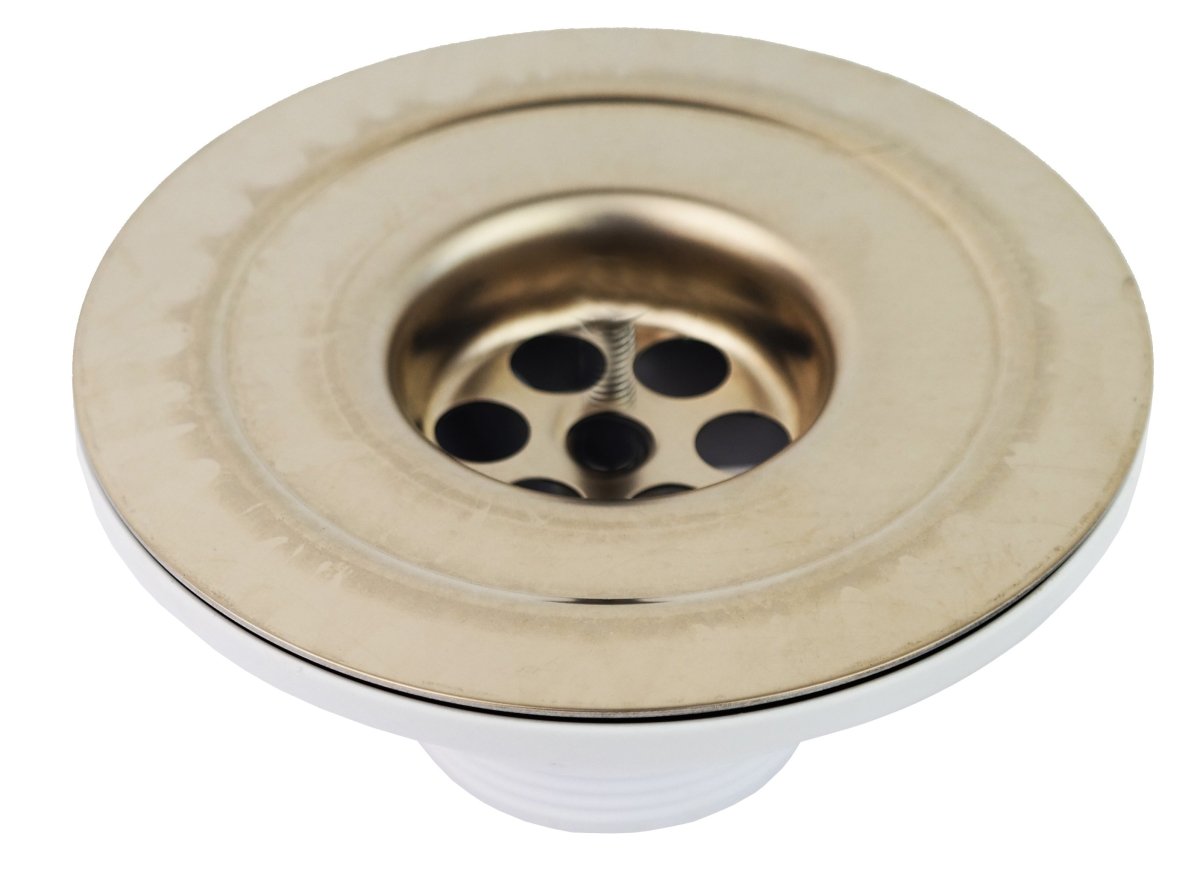 VBSW45P - Plastic 1 1/2" Waste Reducer, 113mm Stainless Steel flange - Oxford Hardware - VBSW45P